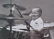 Baby on Drums - Birthday Card or Blank Card