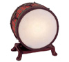 bass drum tiffany accent lamp