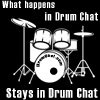 drum chat tee