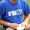 DRUM BUM Logo T-shirt - Blue