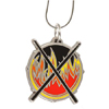 drummer fire necklace