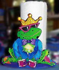 Frog Drummer Paper Towel Holder