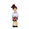 Girl with Drum Ornament