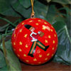 Hand Painted Paper Maché Drummer Soldier Ornament