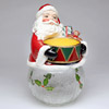 Santa Drummer Cookie Jar