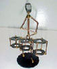 Tri Drums Marching Figurine Gift